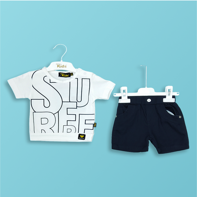 Casual Tshirt & Shorts Set